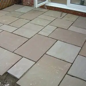 RAJ GREEN SANDSTONE PAVING PATIO SLABS