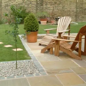RAJ GREEN SANDSTONE PAVING PATIO SLABS