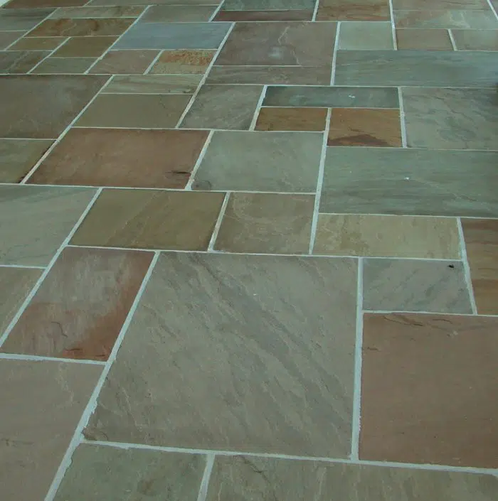 RAJ GREEN SANDSTONE PAVING PATIO SLABS
