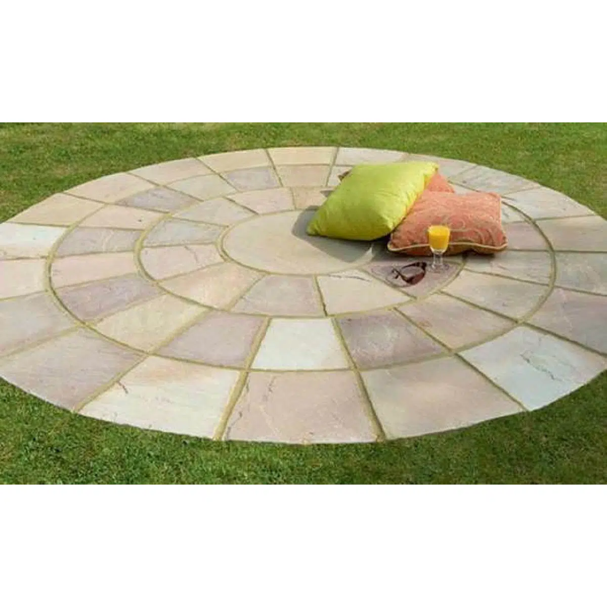 Dia 3.30 Mtrs Circle Set Rippon Buff Sandstone
