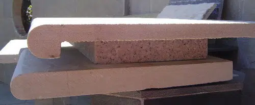 MINT FOSSIL SANDSTONE BULLNOSE POOL COPING