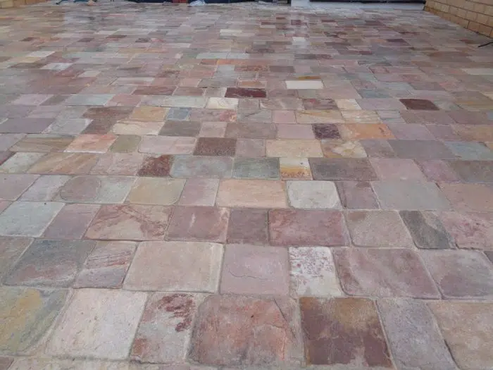 AMBER BLOCK PAVING