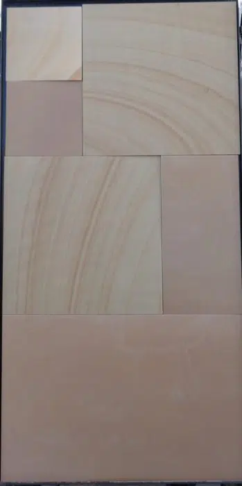 CARAMEL BUFF SAWN SANDSTONE PAVING