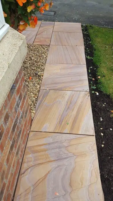 RAINBOW SAWN SANDSTONE PAVING