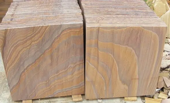 RAINBOW SAWN SANDSTONE PAVING