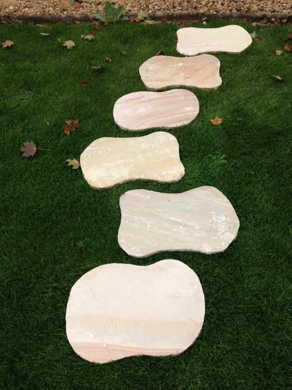 MINT FOSSIL SANDSTONE STEPPING STONE