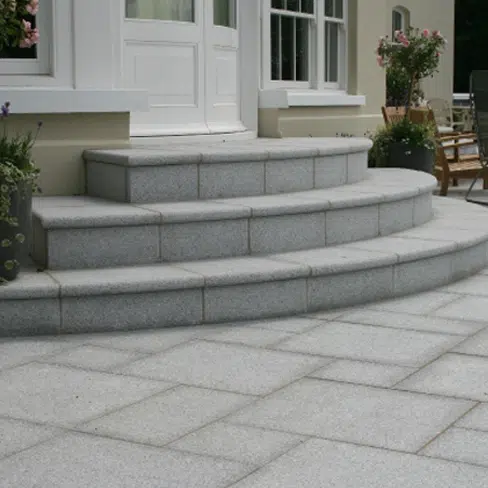 SILVER GREY FLAMED GRANITE