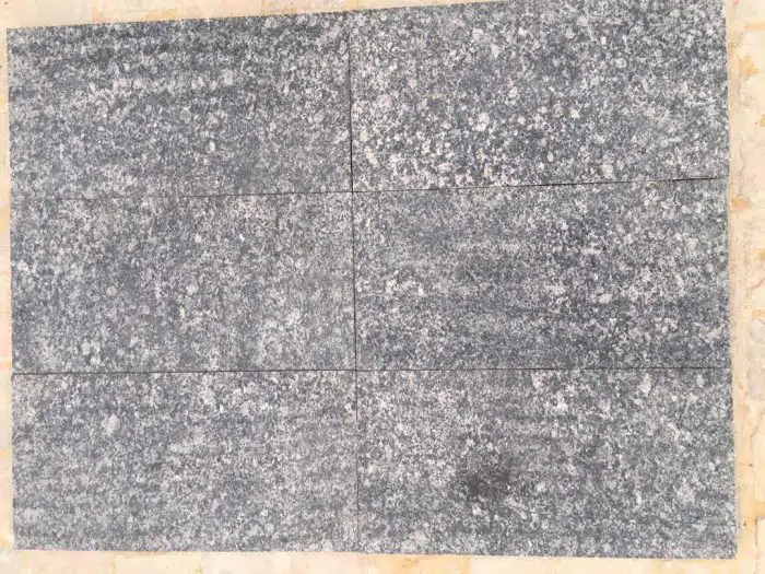 BLACK PEARL FLAMED GRANITE PAVING SLABS