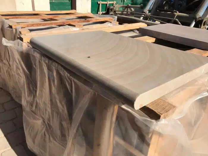 RAJ GREEN SANDSTONE BULLNOSE COPING STEPS