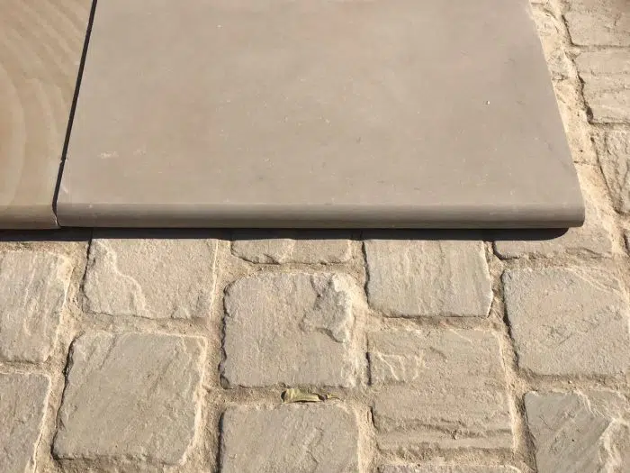 RAJ GREEN SANDSTONE BULLNOSE COPING STEPS