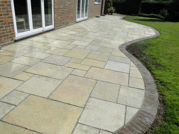 YELLOW LIMESTONE PAVING SLABS