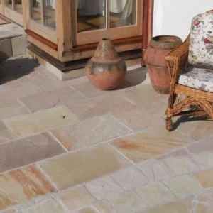 Mint Fossil Sandstone Paving