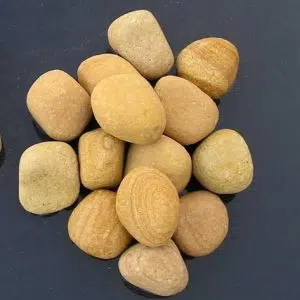 Golden Sandstone Pebbles (1 Bag / 25 Kgs)