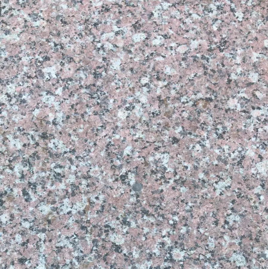 Misty Rosy Pink Flamed Granite Paving