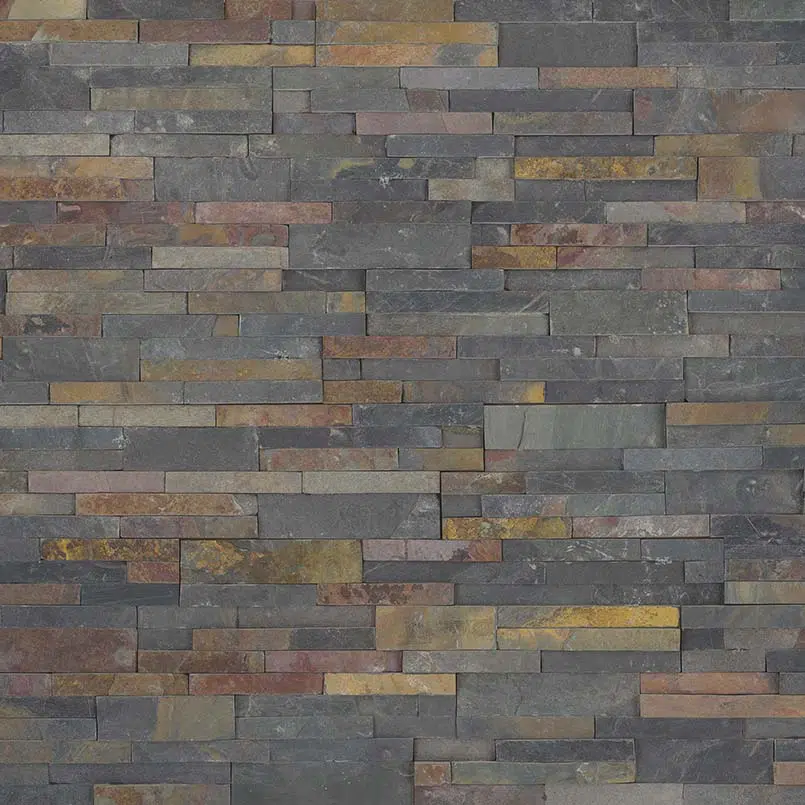 Jak Multi Color Slate Wall Cladding Panel 600x150mm (21.60m2)