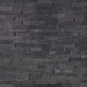 Premium Jak Black Slate Wall Cladding Panel 600x150mm (21.60m2)