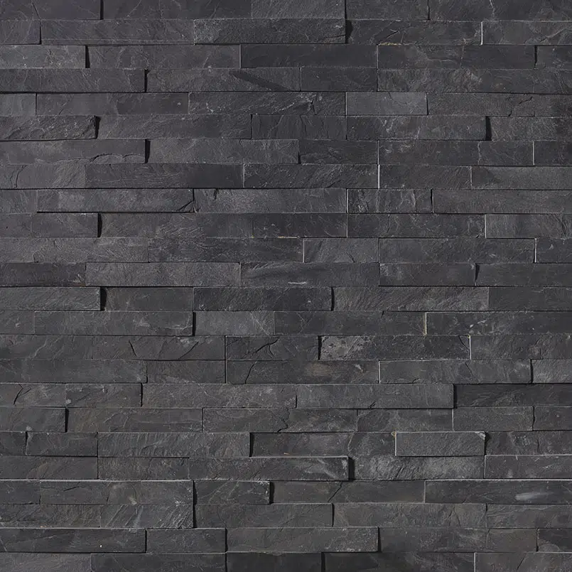 Premium Jak Black Slate Wall Cladding Panel 600x150mm (21.60m2)