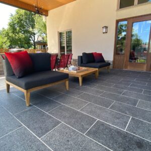 Misty Black Pearl Granite Paving