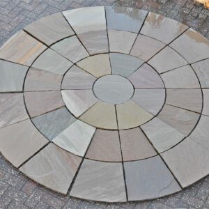 Dia 3.30 Mtrs Circle Set Raj Green Sandstone
