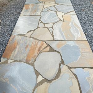 Crazy Paving Rustic Gold 22mm Calibrated 20m2