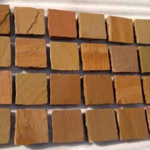 Modak Rose Sandstone Cobbles Setts