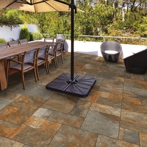 Lake Rustic Copper Vitrified Porcelain Paving