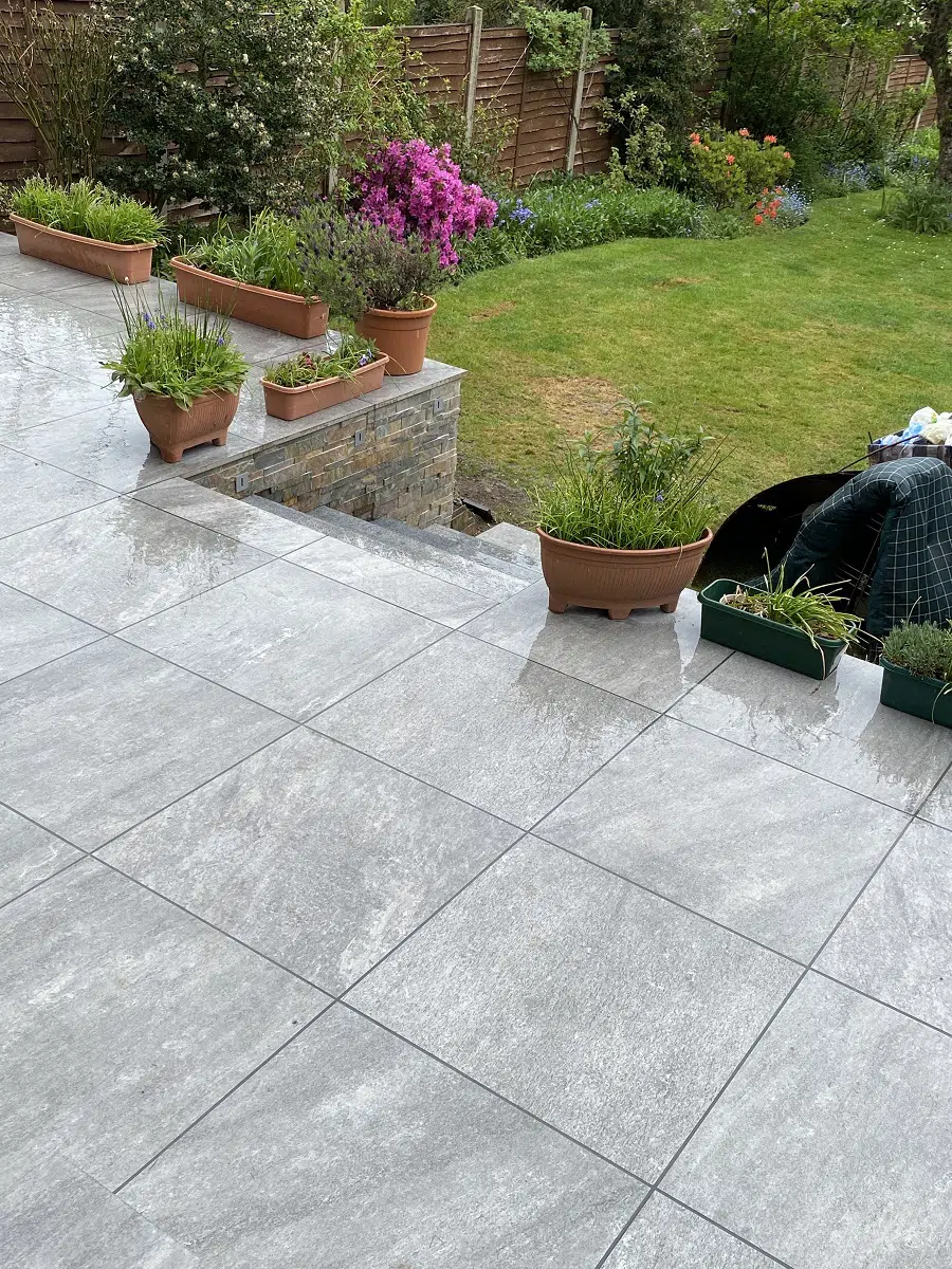 Lake Quartz Grey Vitrified Porcelain Paving