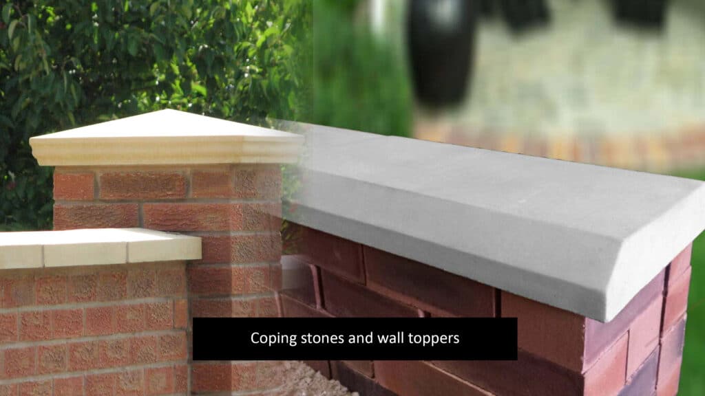 Coping stones and wall toppers
