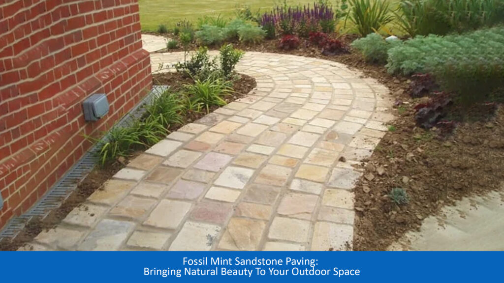 Fossil Mint Sandstone Paving