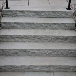 Kandla Grey Sandstone Block Steps