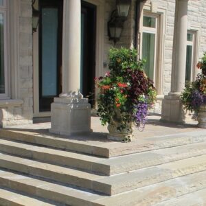 Raj Green Sandstone Block Steps