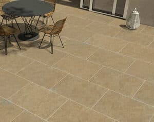 Lake Tandur Yellow Vitrified Porcelain