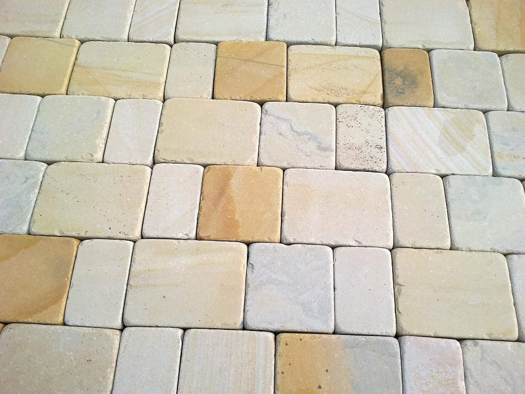 Tumbled Block Paving