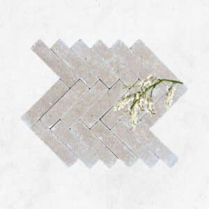Sinai Pearl Herringbone Paving